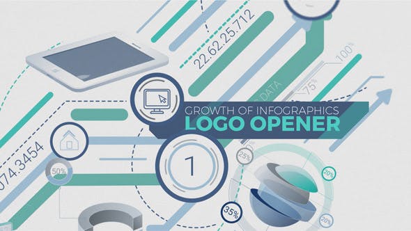 Growth Of Infographics Logo Opener