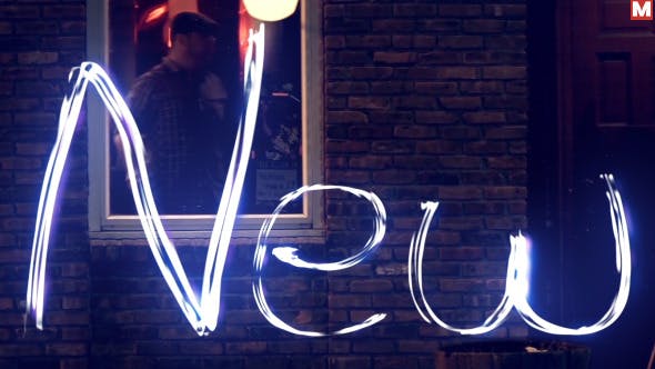 Light Trails Alphabet