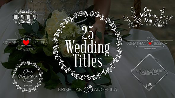 Wedding Titles