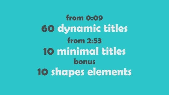 70 Text Animations Pack