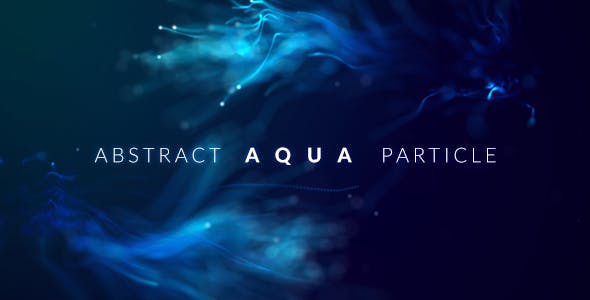 Abstract Aqua Particle