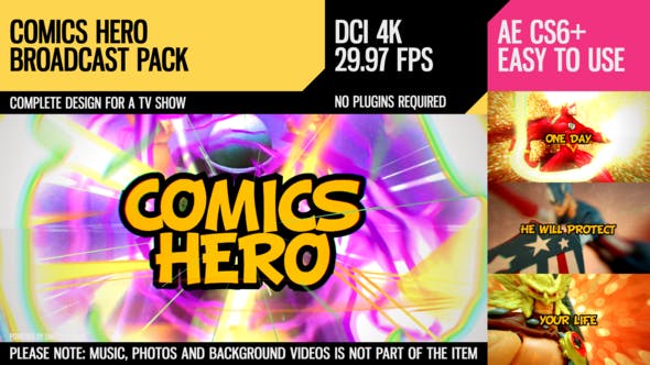 Comics Hero (Broadcast Pack)