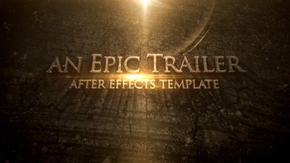 Blockbuster Cinematic Trailer Titles