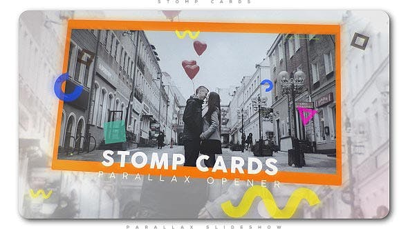 Stomp Cards Parallax Opener