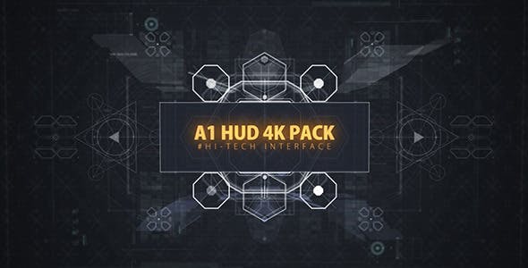 A1 HUD PACK/ Digital Interface Placeholders/ Sci-fi UI Technology/ Futuristic Iron Man Movie Screens