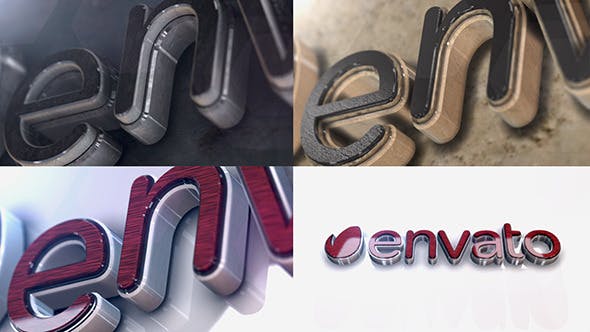 Elegant 3D Marble Logo