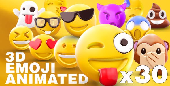 EMOJI 3D animated