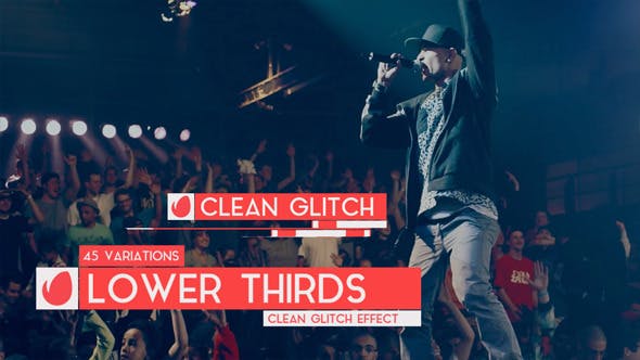 Clean Glitch - Lower Third