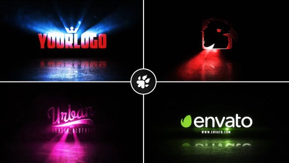 Cinematic Light Rays Logo v2