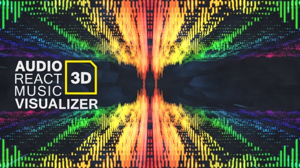 Audio React Music Visualizer 3D