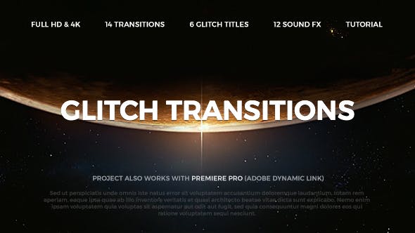 Glitch Transitions