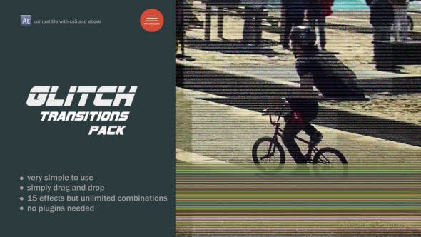 Glitch Transitions Pack