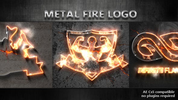 Metal Fire Logo