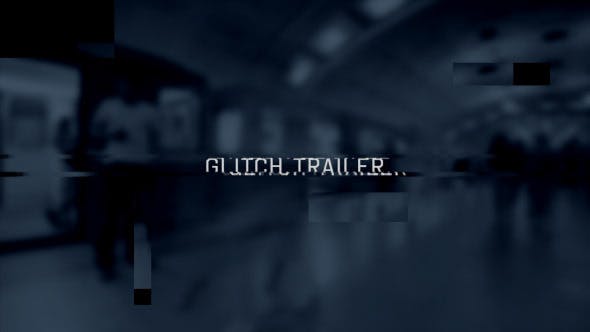 Glitch Trailer Slideshow Opener