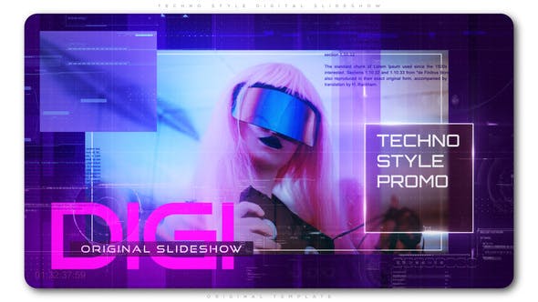 Techno Style Digital Slideshow