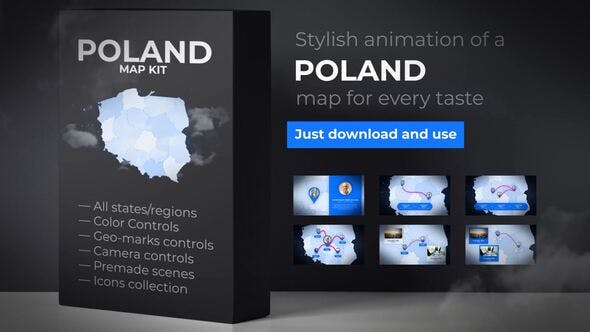 Poland Map - Republic of Poland Map Kit