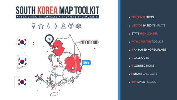 South Korea Map Toolkit