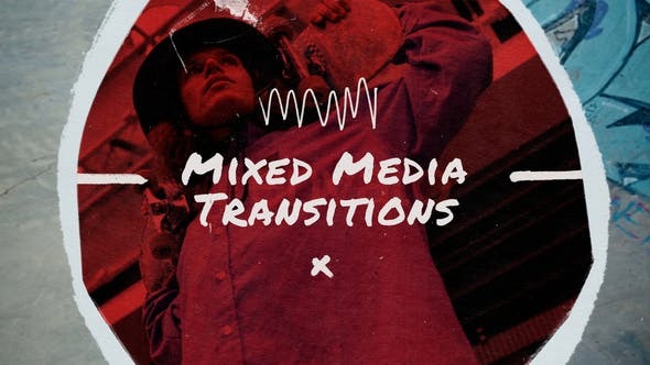 Download Mixed Media Transitions – Videohive