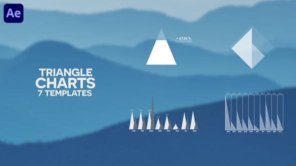 Download 7 Triangle Charts | Infographics Pack – Videohive