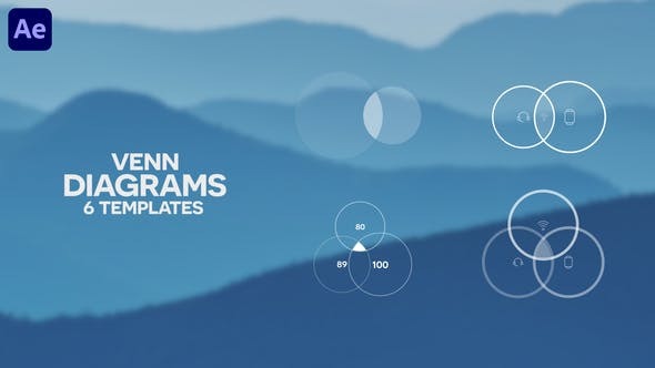 Download 6 Venn Diagrams | Infographics Pack – Videohive