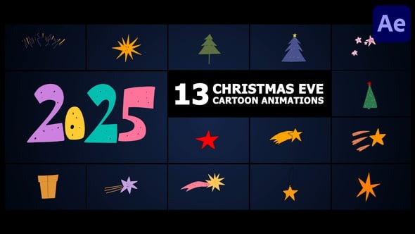 Download Christmas Eve Cartoon Animations | After Effects – Videohive