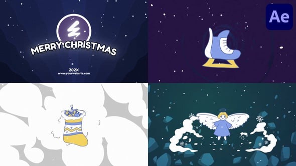 Download Christmas Morphing Logo | After Effects – Videohive