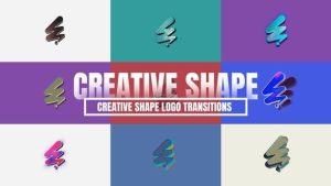 Creative Shape Logo Transitions