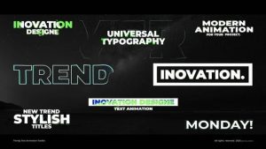 Trendy Text Animation Toolkit | After Effects