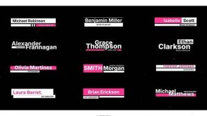 Fastest Lower Thirds | After Effects