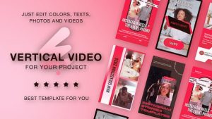 Instagram Vertical Reel Pink Red