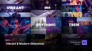 Intro/Opening – Vibrant & Modern Slideshow After Effects Project Files