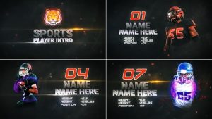 Sports Player Profile // Sports Team Intro