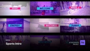 Intro/Opening – Sports Intro After Effects Project Files