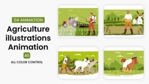 Agriculture illustrations Scene