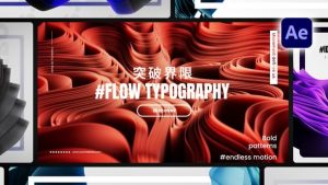 Flow Typography Posters