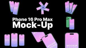 Phone 16 Pro Mockup Pack