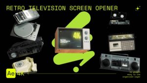 Old Television Mockup