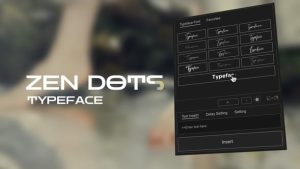 Animated Typeface – Zen Dots