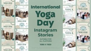 International Yoga Day Instagram Stories