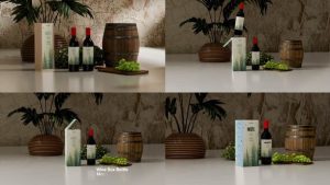 Wine Bottle mockup