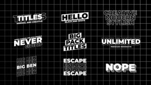 Titles V3.0 | AE