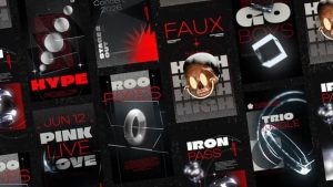 Abstract Event Stories & Posts