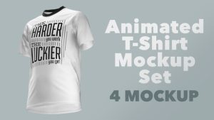 Animated T-Shirt Mockup Set