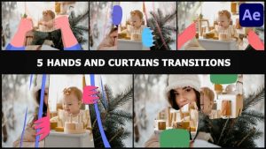 Hands And Curtain Backgrounds And Transitions | After Effects