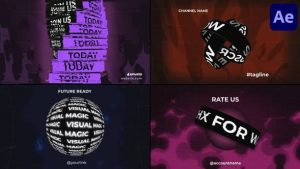 Kinetic Typography Scenes for After Effects
