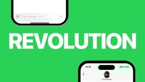 Phone 16 Mockup Messenger
