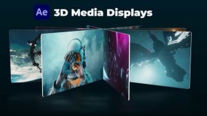 3D Media Displays for After Effects