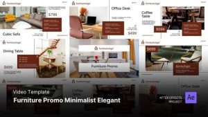 Funiture Promo – Minimalist Elegant After Effects Project Files
