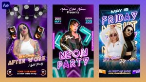 Neon Party Instagram Reels