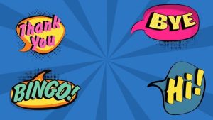 Comic Style Text Bubbles.